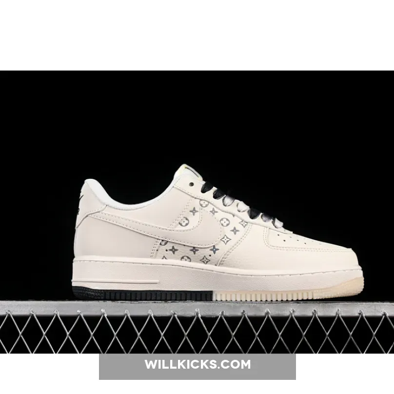 AIR FORCE 1 07 LOW BEIGE/BLACK AIR FORCE 1 07 LOW BEIGE/BLACK