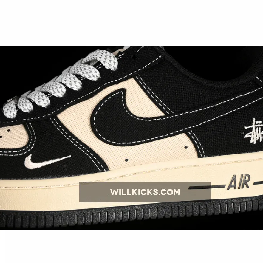 AIR FORCE 1 07 LOW BEIGE/BLACK/GREY AIR FORCE 1 07 LOW BEIGE/BLACK/GREY