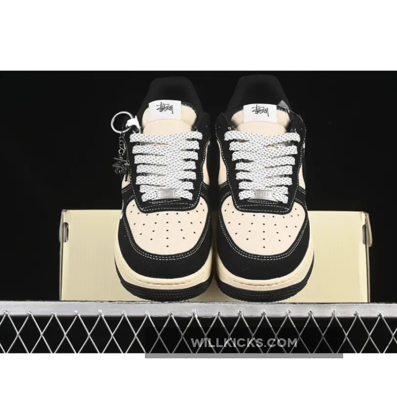 AIR FORCE 1 07 LOW BEIGE/BLACK/GREY AIR FORCE 1 07 LOW BEIGE/BLACK/GREY