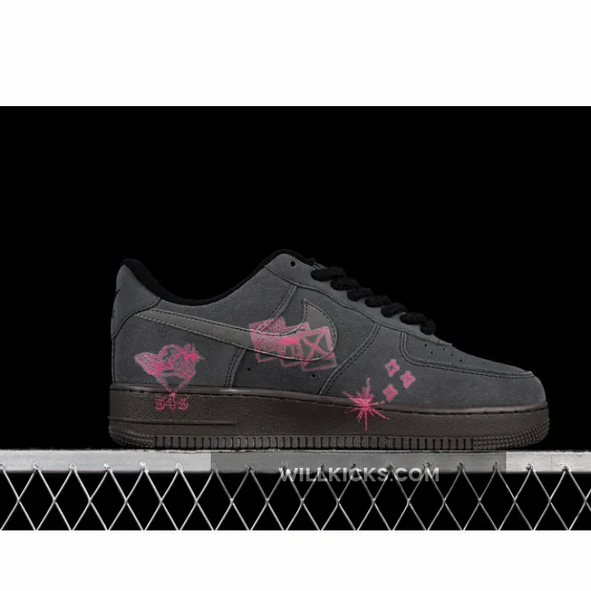 AIR FORCE 1 07 LOW BLACK PINK BLACK/PINK