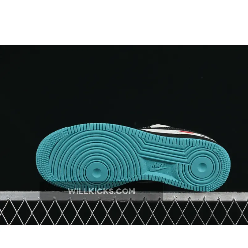 AIR FORCE 1 07 LOW BLACK/BLUE/WHITE AIR FORCE 1 07 LOW BLACK/BLUE/WHITE