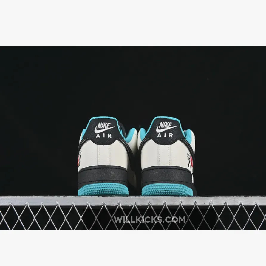 AIR FORCE 1 07 LOW BLACK/BLUE/WHITE AIR FORCE 1 07 LOW BLACK/BLUE/WHITE