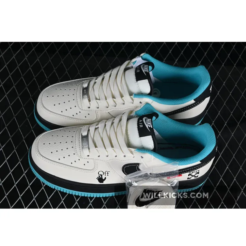 AIR FORCE 1 07 LOW BLACK/BLUE/WHITE AIR FORCE 1 07 LOW BLACK/BLUE/WHITE
