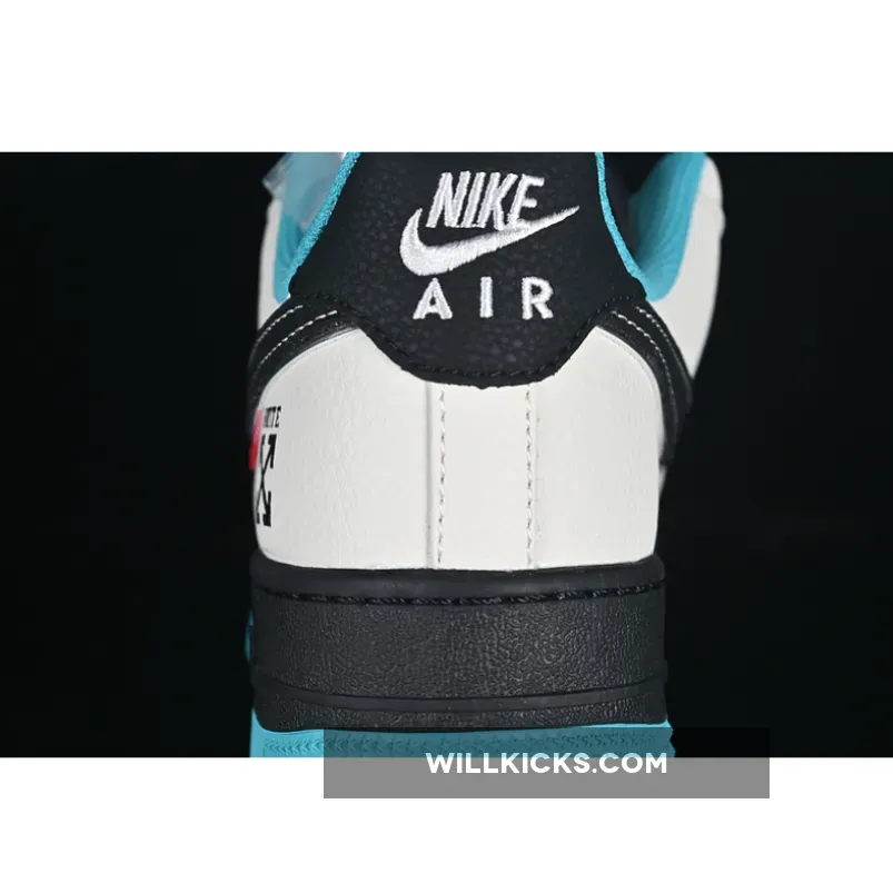 AIR FORCE 1 07 LOW BLACK/BLUE/WHITE AIR FORCE 1 07 LOW BLACK/BLUE/WHITE
