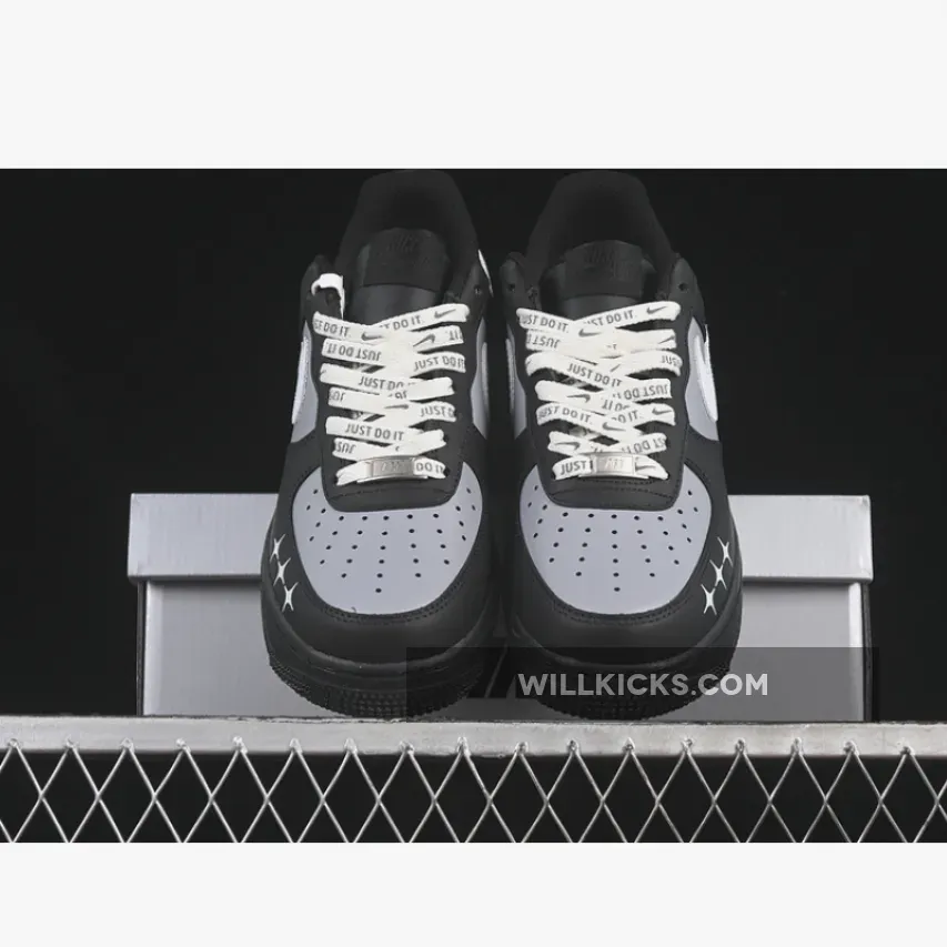 AIR FORCE 1 07 LOW BLACK/GREY/WHITE AIR FORCE 1 07 LOW BLACK/GREY/WHITE