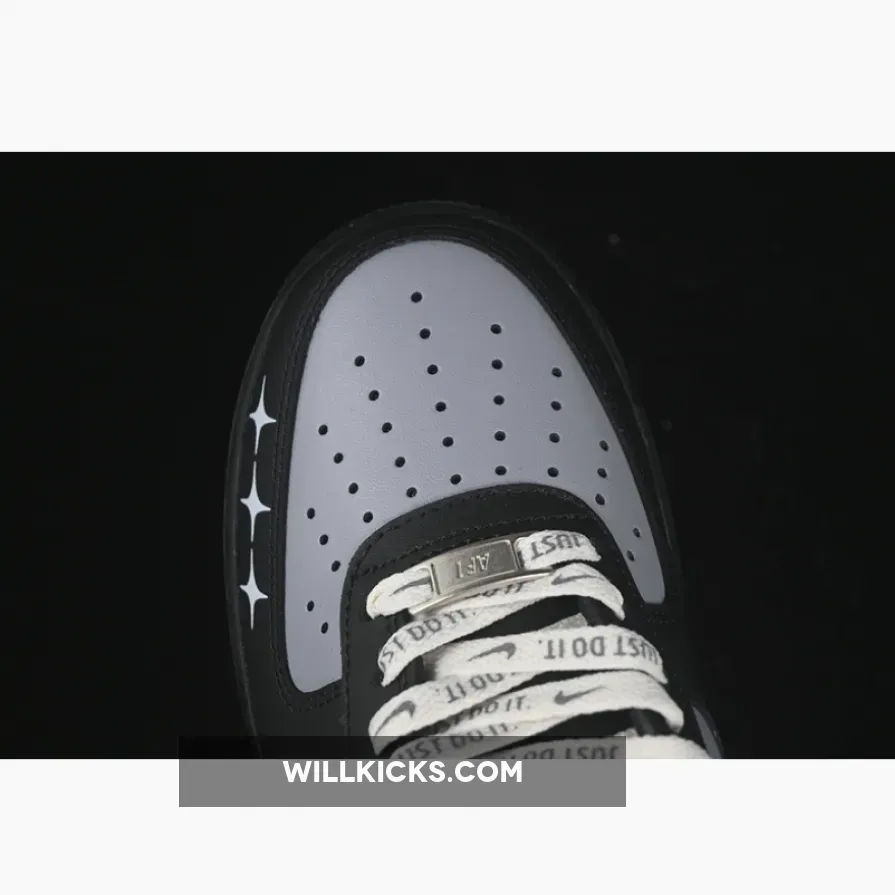 AIR FORCE 1 07 LOW BLACK/GREY/WHITE AIR FORCE 1 07 LOW BLACK/GREY/WHITE