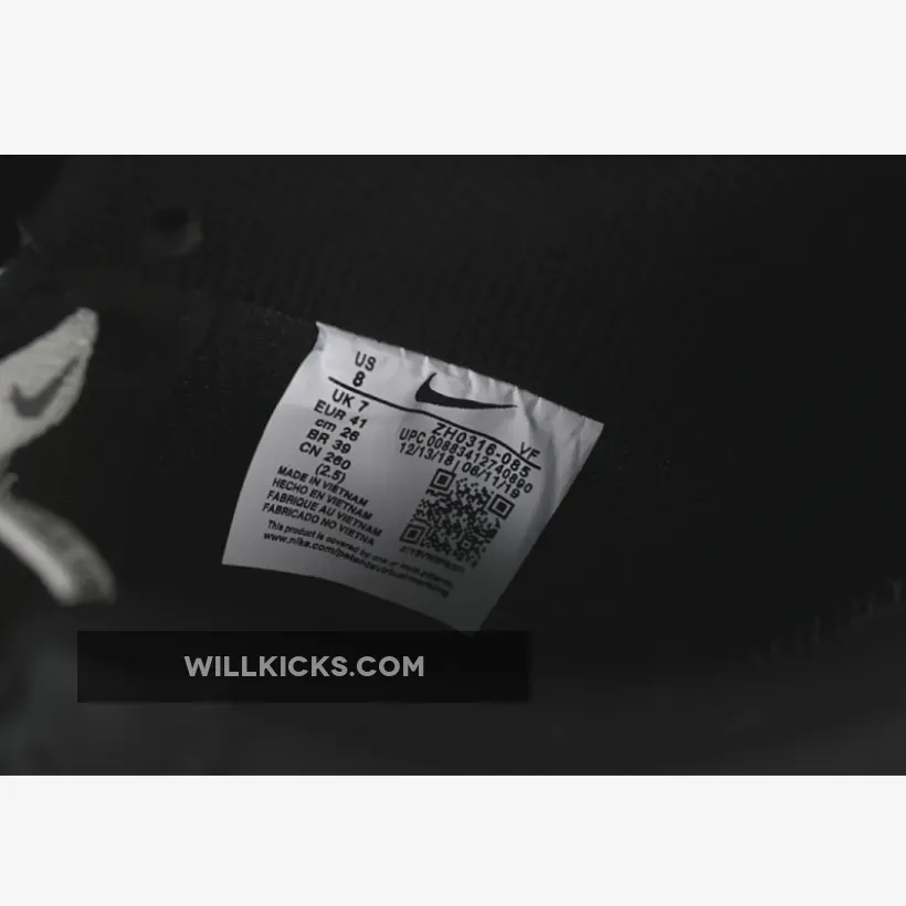 AIR FORCE 1 07 LOW BLACK/GREY/WHITE AIR FORCE 1 07 LOW BLACK/GREY/WHITE