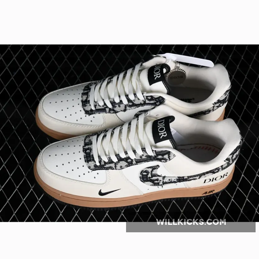 AIR FORCE 1 07 LOW BLACK/GREY/WHITE/BROWN AIR FORCE 1 07 LOW BLACK/GREY/WHITE/BROWN