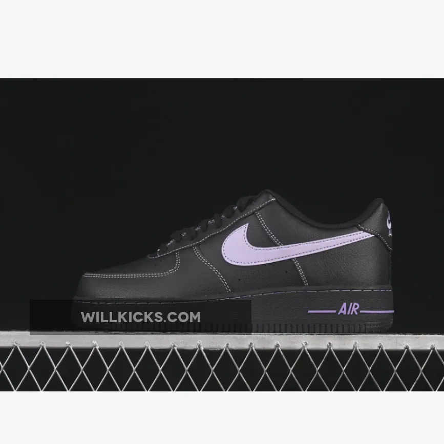 AIR FORCE 1 07 LOW BLACK/PURPLE