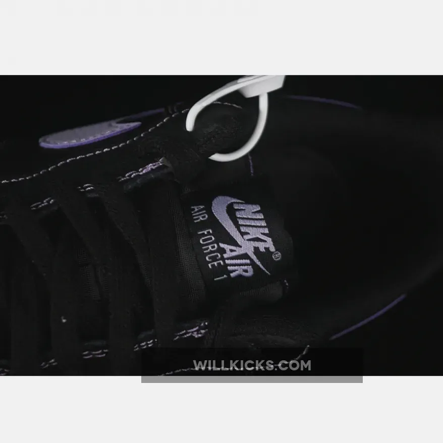 AIR FORCE 1 07 LOW BLACK/PURPLE AIR FORCE 1 07 LOW BLACK/PURPLE