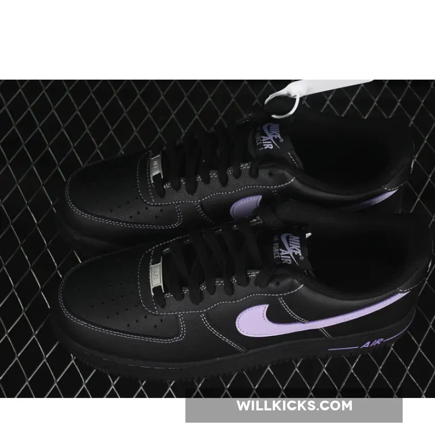 AIR FORCE 1 07 LOW BLACK/PURPLE AIR FORCE 1 07 LOW BLACK/PURPLE