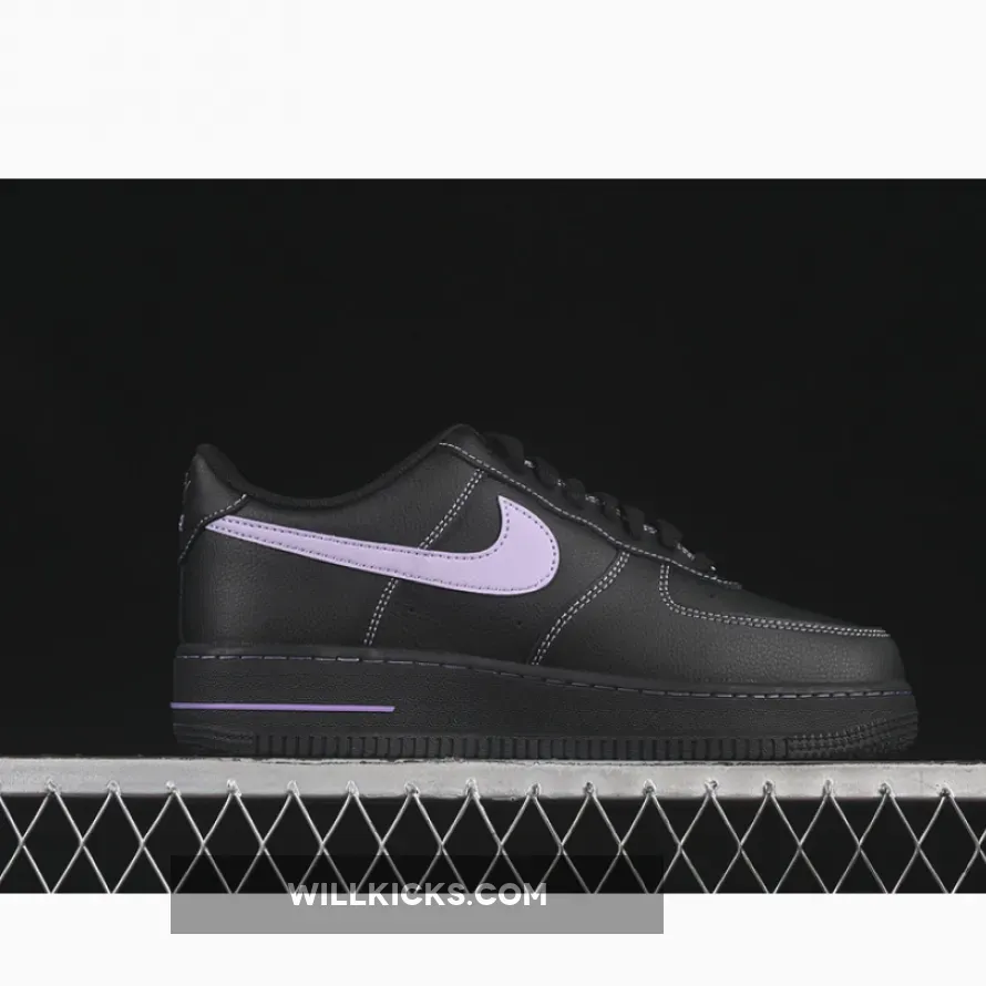AIR FORCE 1 07 LOW BLACK/PURPLE AIR FORCE 1 07 LOW BLACK/PURPLE