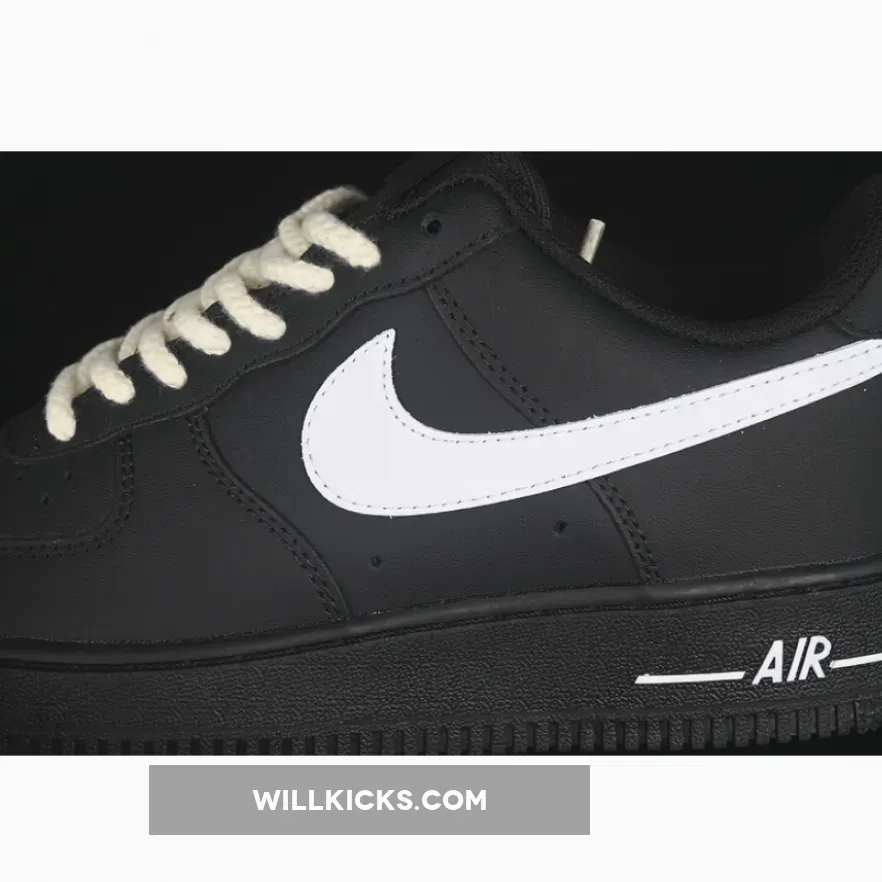 AIR FORCE 1 07 LOW BLACK/WHITE AIR FORCE 1 07 LOW BLACK/WHITE