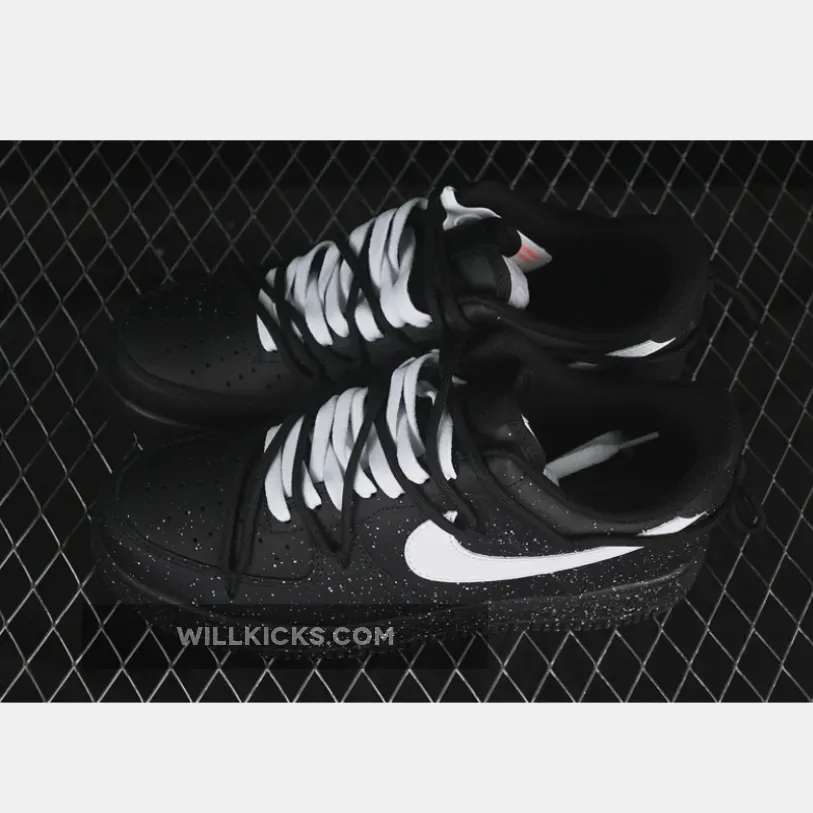 AIR FORCE 1 07 LOW BLACK/WHITE AIR FORCE 1 07 LOW BLACK/WHITE