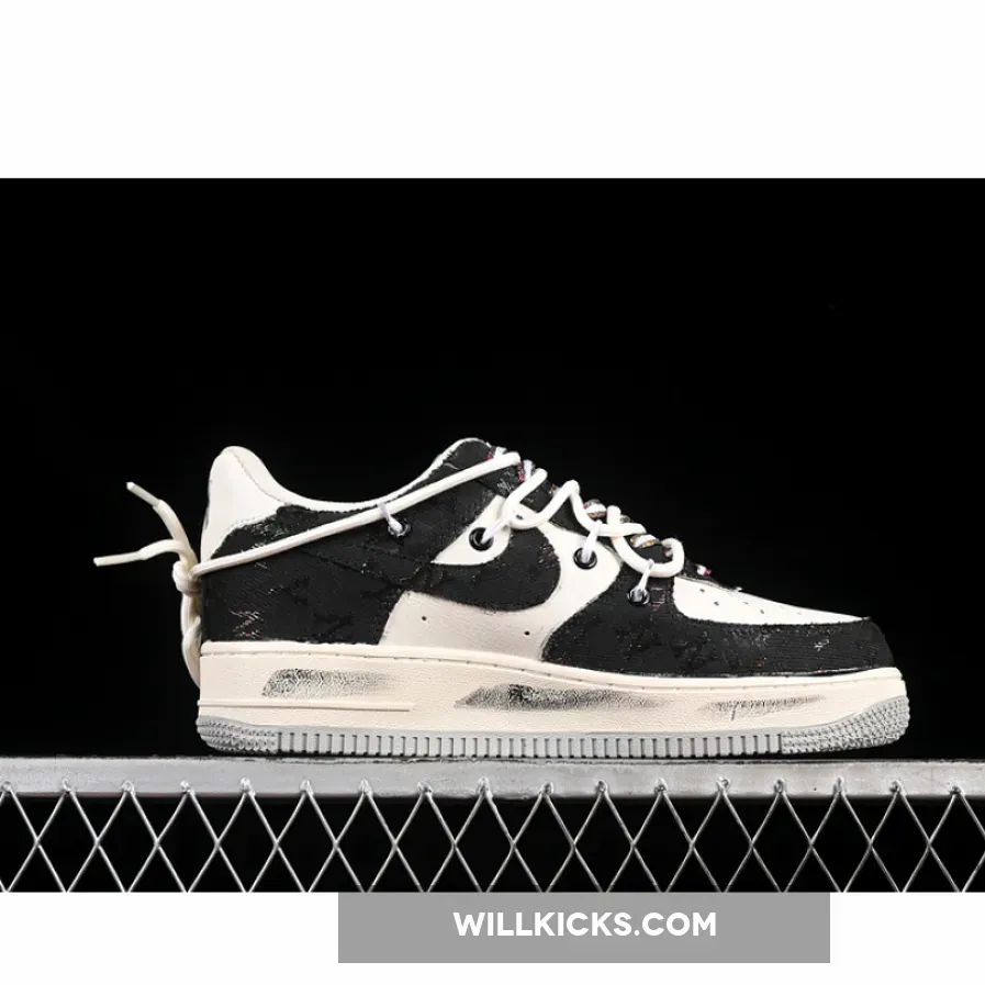 AIR FORCE 1 07 LOW BLUE DAISY WHITE/BLACK/GREY