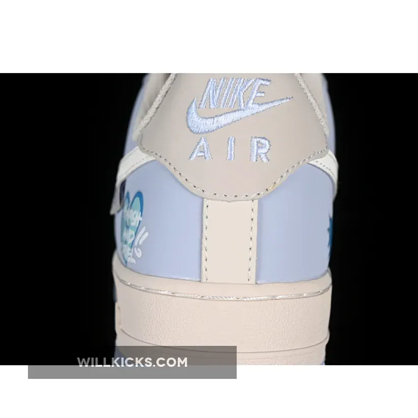 AIR FORCE 1 07 LOW BLUE STAR LOVE GREY/BLUE AIR FORCE 1 07 LOW BLUE STAR LOVE GREY/BLUE