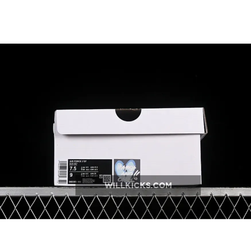 AIR FORCE 1 07 LOW BLUE STAR LOVE GREY/BLUE AIR FORCE 1 07 LOW BLUE STAR LOVE GREY/BLUE