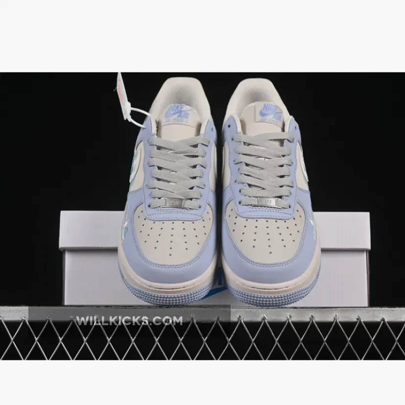 AIR FORCE 1 07 LOW BLUE STAR LOVE GREY/BLUE AIR FORCE 1 07 LOW BLUE STAR LOVE GREY/BLUE