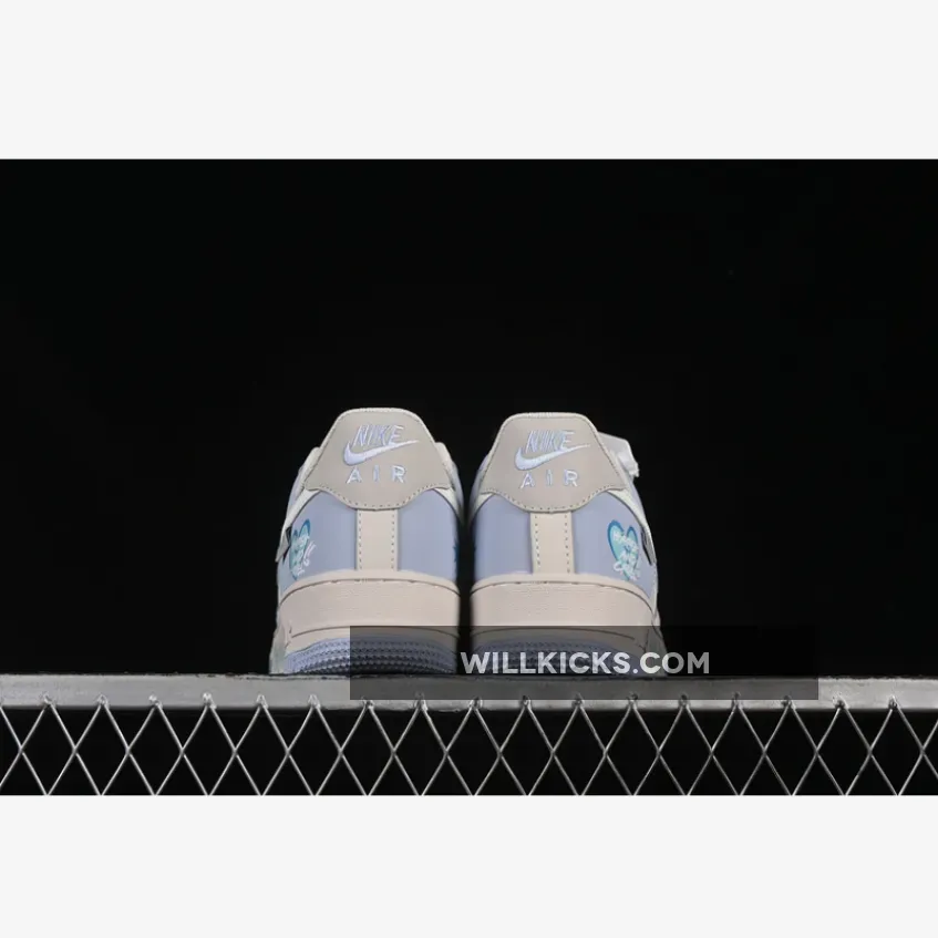 AIR FORCE 1 07 LOW BLUE STAR LOVE GREY/BLUE AIR FORCE 1 07 LOW BLUE STAR LOVE GREY/BLUE