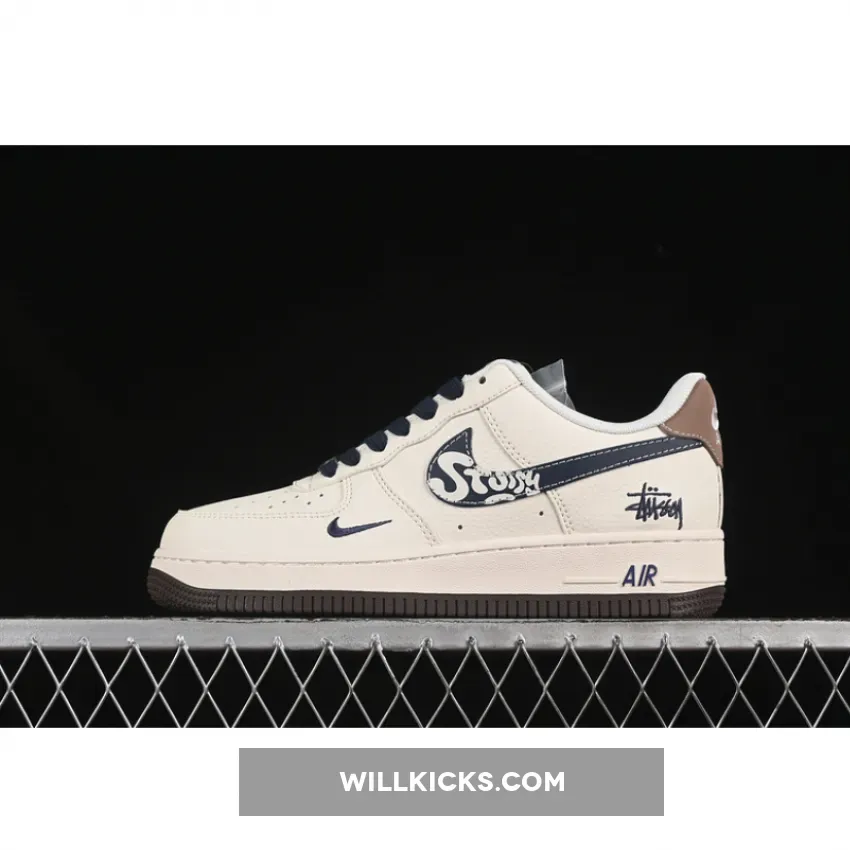 AIR FORCE 1 07 LOW BLUE/BROWN/WHITE