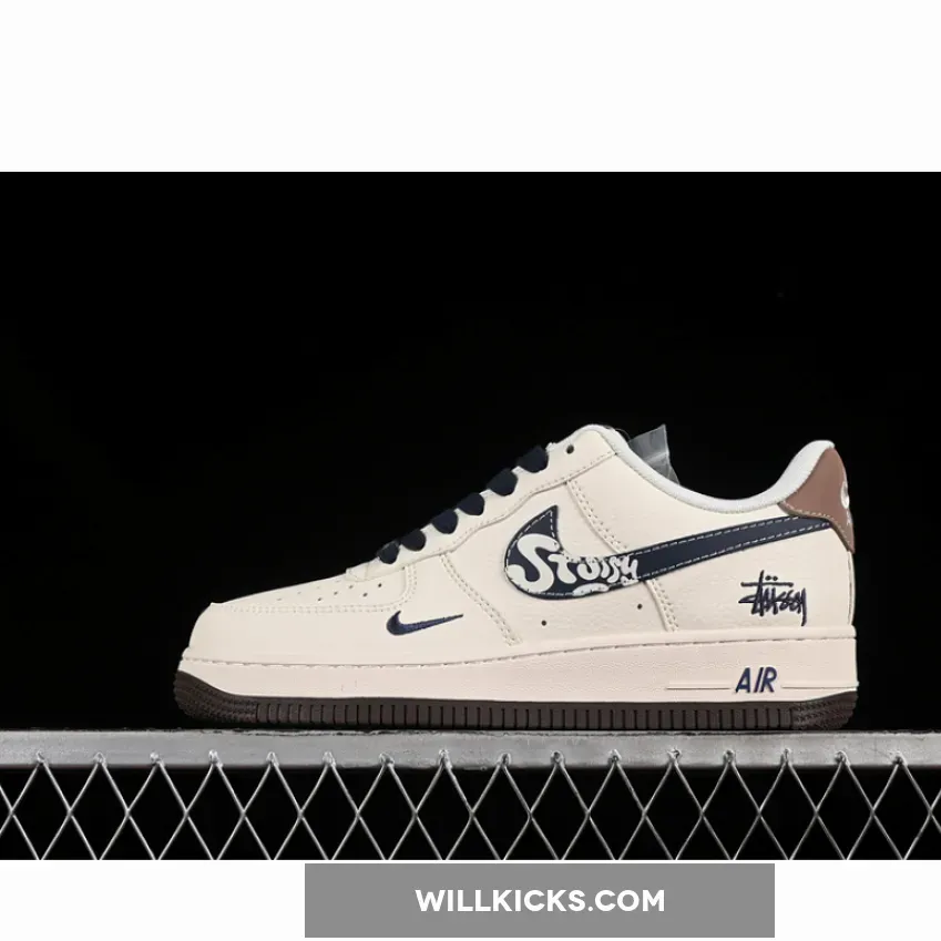 AIR FORCE 1 07 LOW BLUE/BROWN/WHITE AIR FORCE 1 07 LOW BLUE/BROWN/WHITE