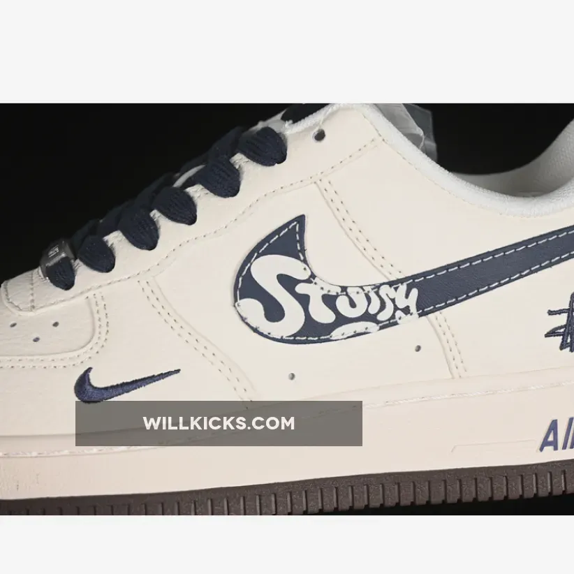 AIR FORCE 1 07 LOW BLUE/BROWN/WHITE AIR FORCE 1 07 LOW BLUE/BROWN/WHITE
