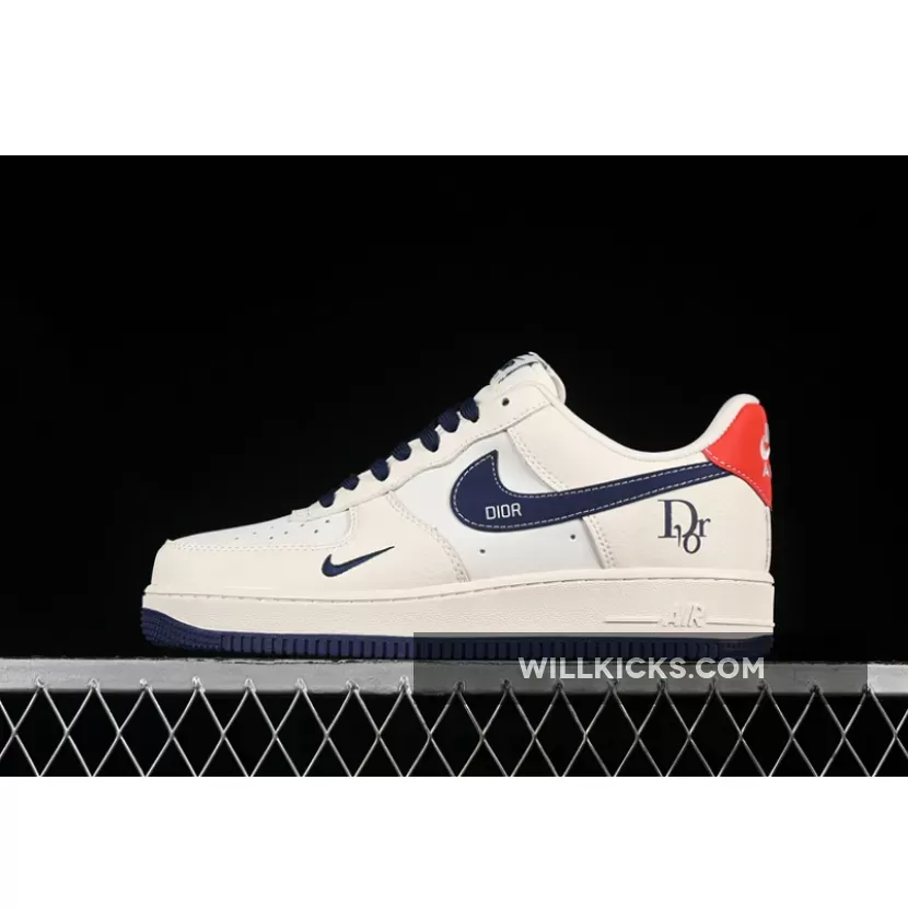 AIR FORCE 1 07 LOW BLUE/WHITE/RED
