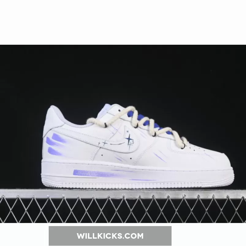 AIR FORCE 1 07 LOW CANCER BLUE/PURPLE/WHITE