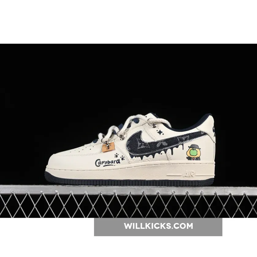 AIR FORCE 1 07 LOW CAPYBARA POUR MILKBAPE BLUE/WHITE/GREY