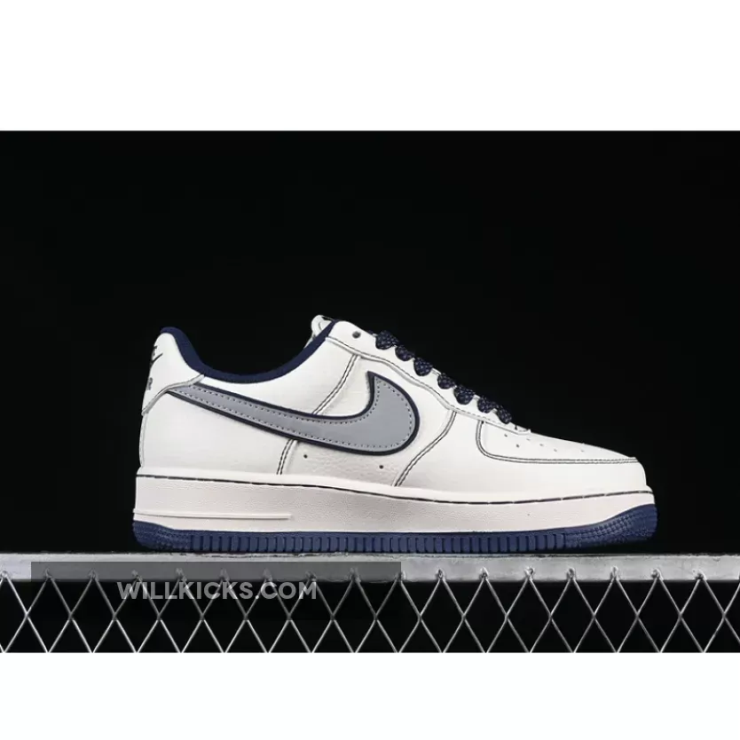 AIR FORCE 1 07 LOW CDG WHITE/GREY/BLUE