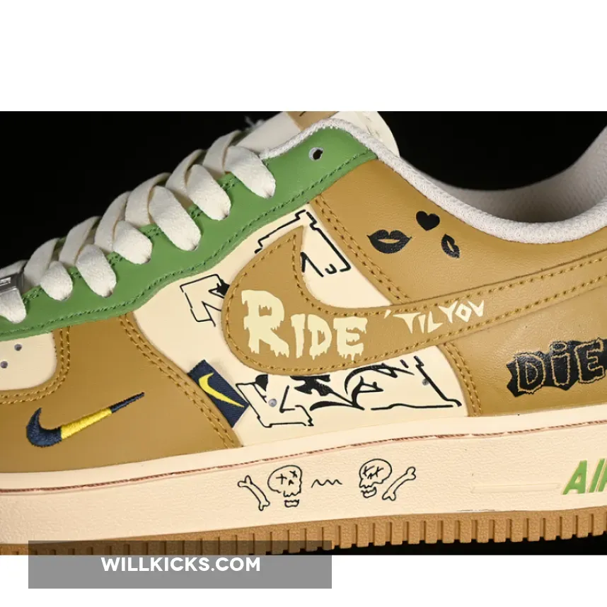 AIR FORCE 1 07 LOW CHIVALRY BROWN/GREEN AIR FORCE 1 07 LOW CHIVALRY BROWN/GREEN