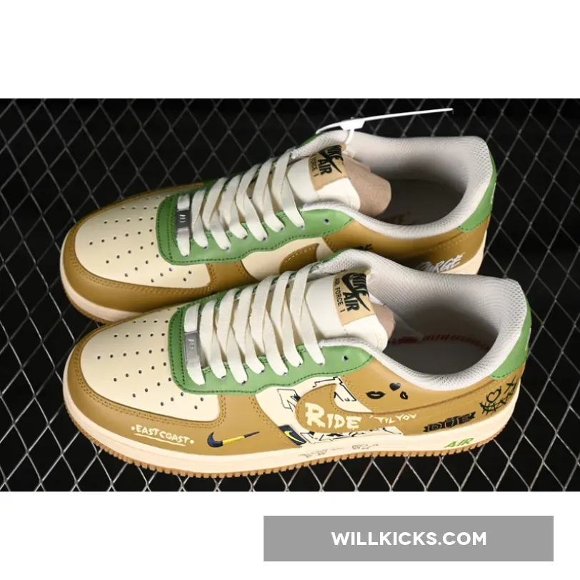 AIR FORCE 1 07 LOW CHIVALRY BROWN/GREEN AIR FORCE 1 07 LOW CHIVALRY BROWN/GREEN