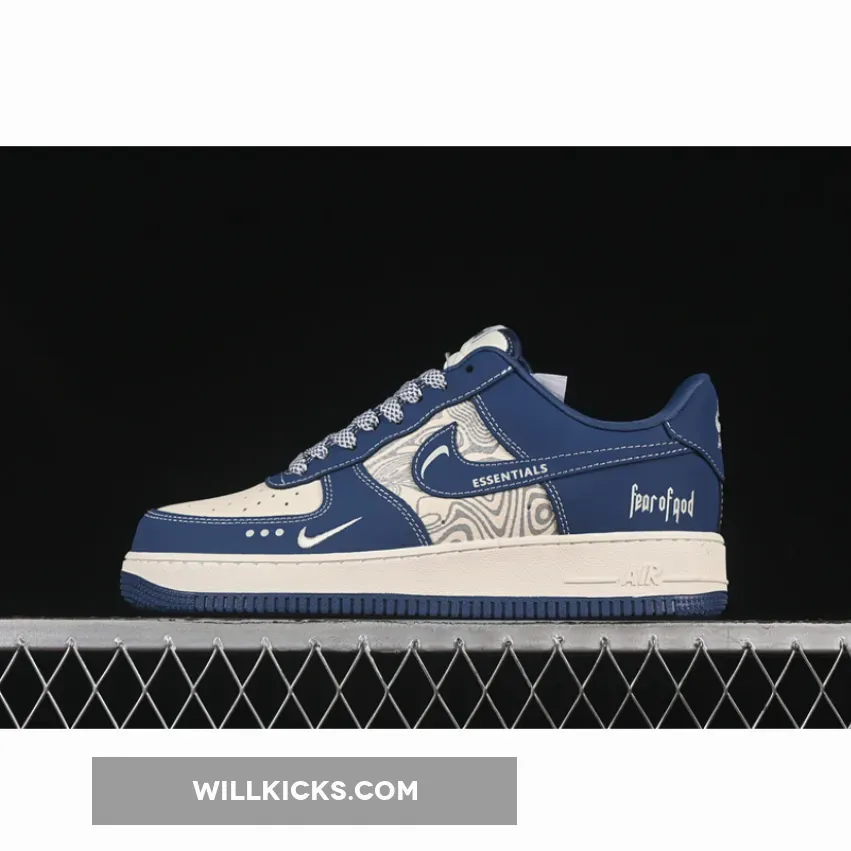 AIR FORCE 1 07 LOW FOG WHITE/BLUE AIR FORCE 1 07 LOW FOG WHITE/BLUE