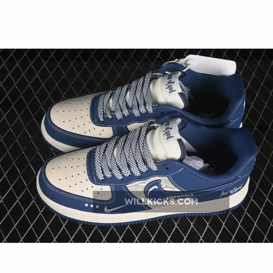 AIR FORCE 1 07 LOW FOG WHITE/BLUE AIR FORCE 1 07 LOW FOG WHITE/BLUE