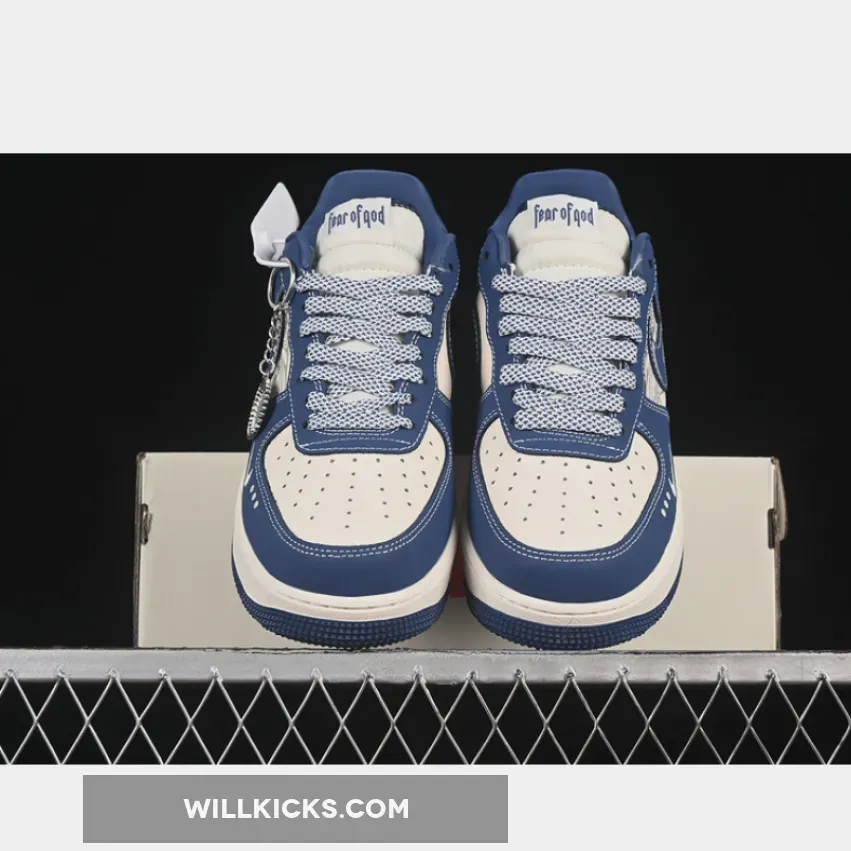 AIR FORCE 1 07 LOW FOG WHITE/BLUE AIR FORCE 1 07 LOW FOG WHITE/BLUE