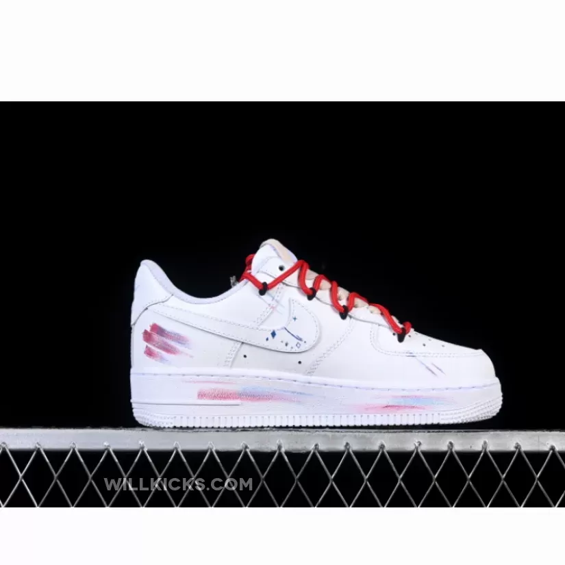 AIR FORCE 1 07 LOW GEMINI WHITE/RED