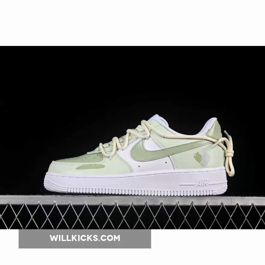 AIR FORCE 1 07 LOW GREEN LOVE WHITE/GREEN