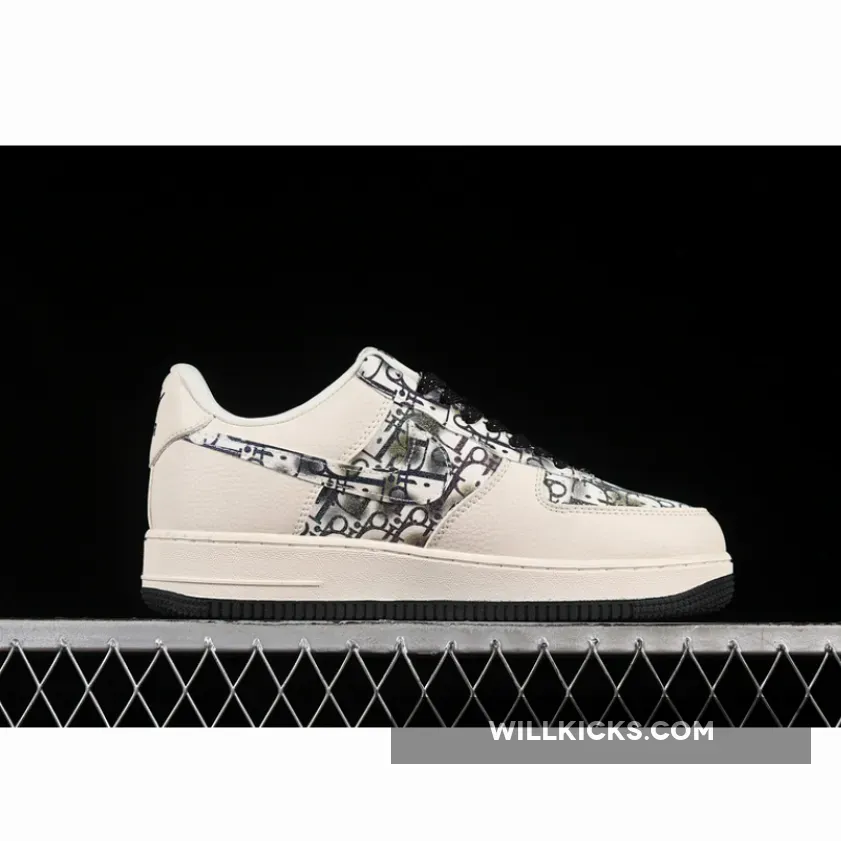 AIR FORCE 1 07 LOW GREY/BLACK/BEIGE