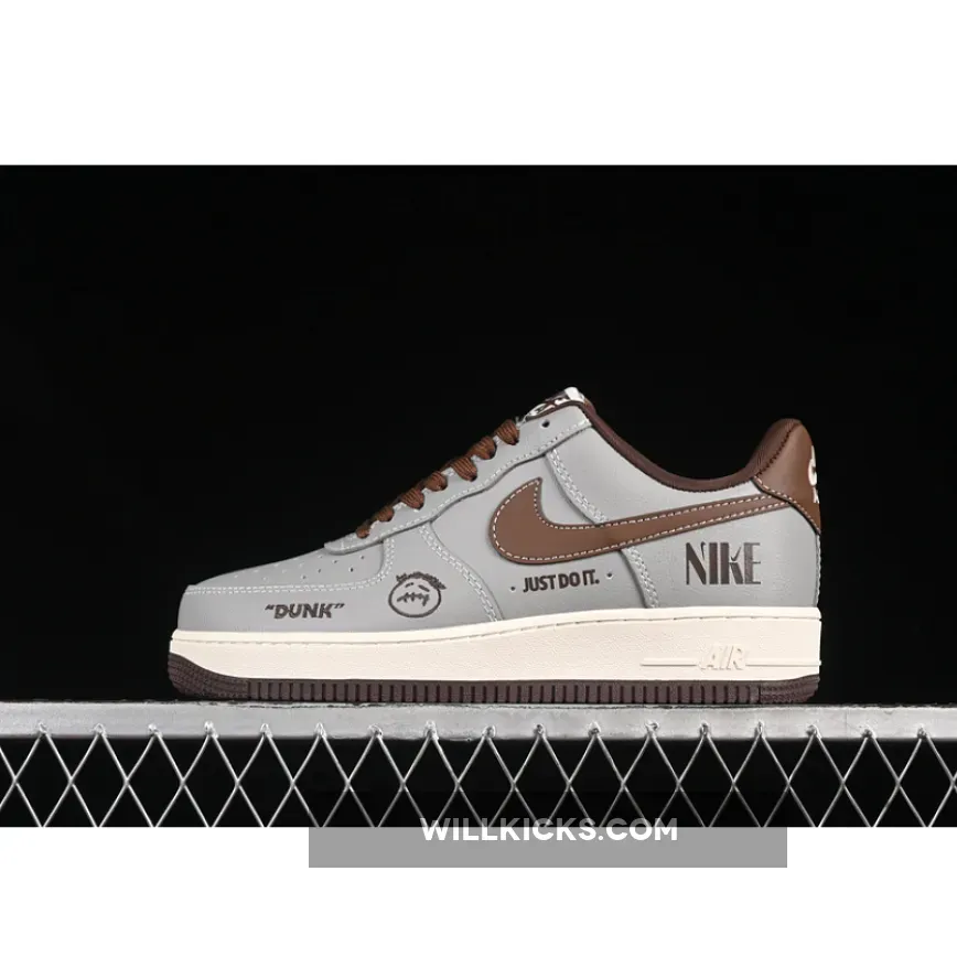 AIR FORCE 1 07 LOW GREY/BROWN