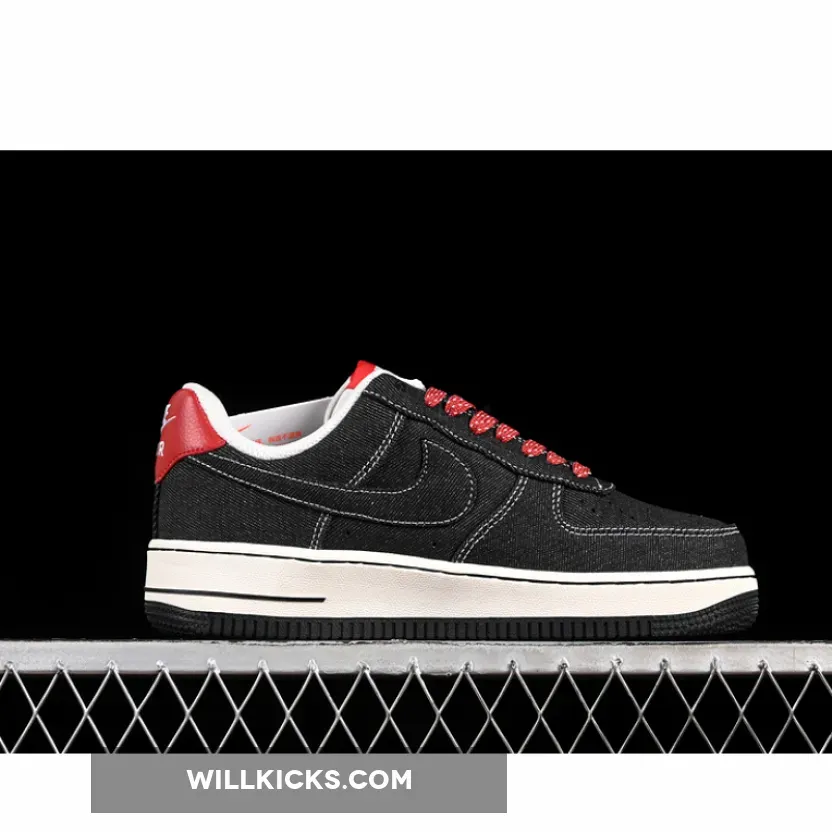 AIR FORCE 1 07 LOW GREY/RED/WHITE