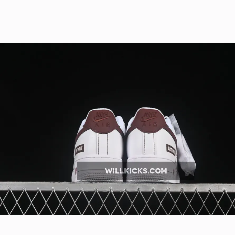 AIR FORCE 1 07 LOW JUST WHITE/BROWN AIR FORCE 1 07 LOW JUST WHITE/BROWN