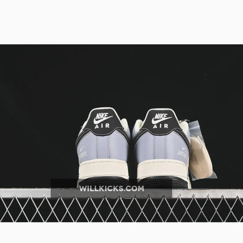 AIR FORCE 1 07 LOW JUST DO IT WHITE/GREY/BLACK AIR FORCE 1 07 LOW JUST DO IT WHITE/GREY/BLACK