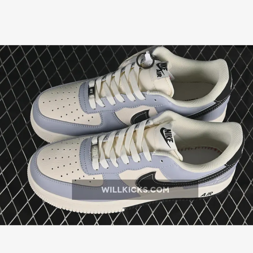 AIR FORCE 1 07 LOW JUST DO IT WHITE/GREY/BLACK AIR FORCE 1 07 LOW JUST DO IT WHITE/GREY/BLACK