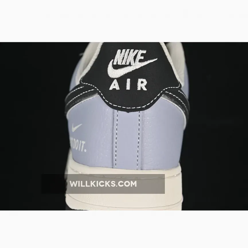 AIR FORCE 1 07 LOW JUST DO IT WHITE/GREY/BLACK AIR FORCE 1 07 LOW JUST DO IT WHITE/GREY/BLACK