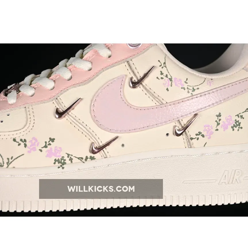 AIR FORCE 1 07 LOW LIGHT PINK FLOWERS BEIGE/PINK AIR FORCE 1 07 LOW LIGHT PINK FLOWERS BEIGE/PINK