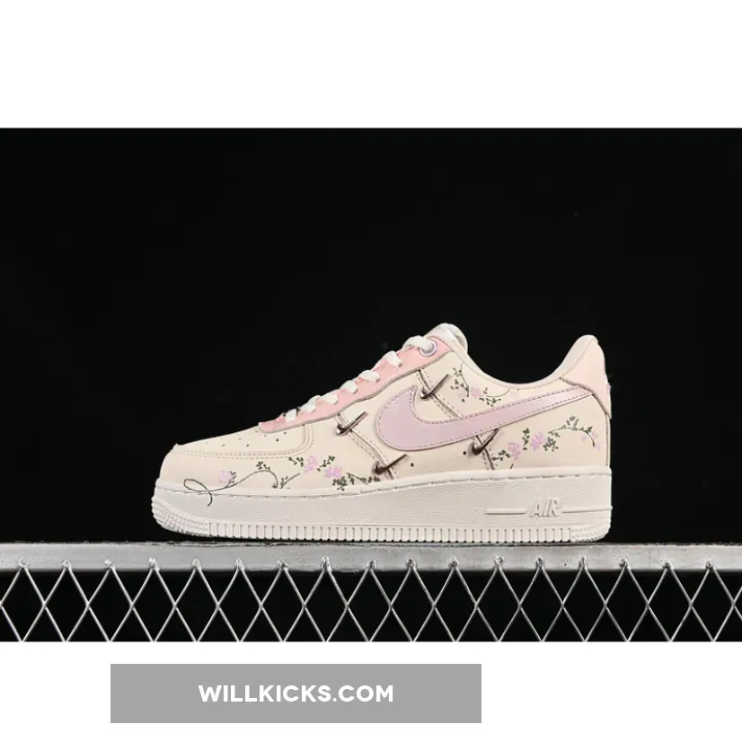 AIR FORCE 1 07 LOW LIGHT PINK FLOWERS BEIGE/PINK AIR FORCE 1 07 LOW LIGHT PINK FLOWERS BEIGE/PINK