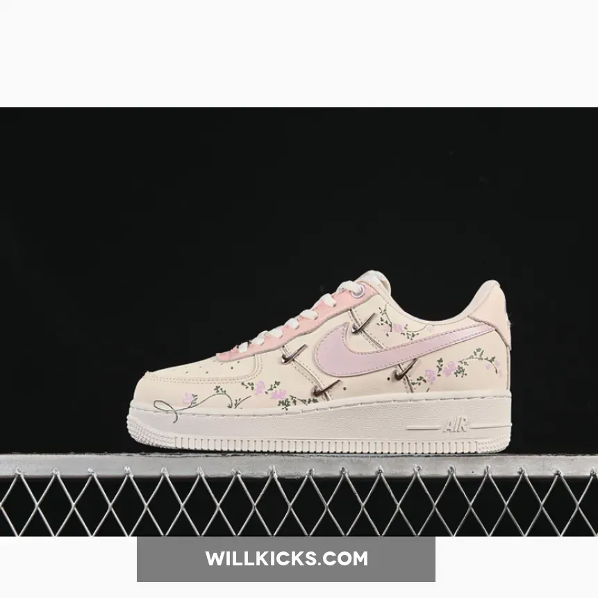 AIR FORCE 1 07 LOW LIGHT PINK FLOWERS BEIGE/PINK AIR FORCE 1 07 LOW LIGHT PINK FLOWERS BEIGE/PINK