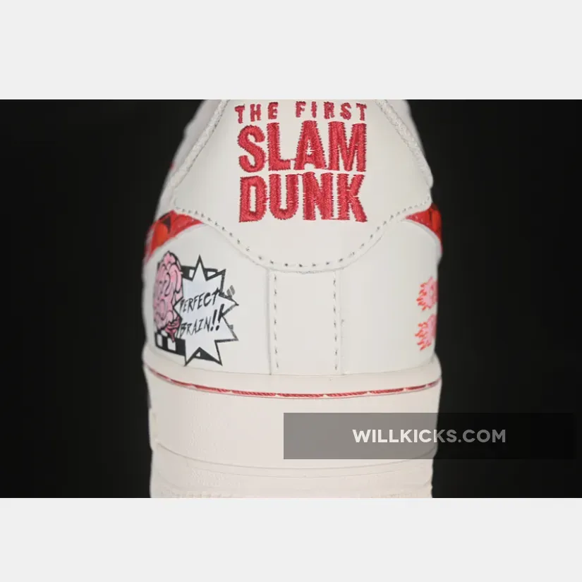 AIR FORCE 1 07 LOW LOVE BRAIN WHITE/RED AIR FORCE 1 07 LOW LOVE BRAIN WHITE/RED