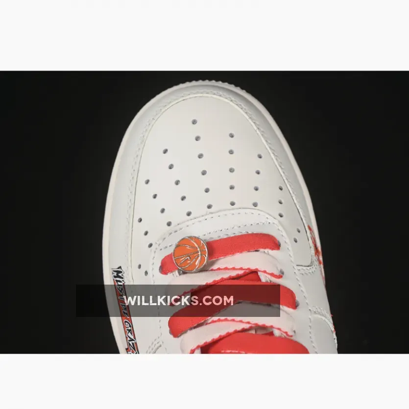 AIR FORCE 1 07 LOW LOVE BRAIN WHITE/RED AIR FORCE 1 07 LOW LOVE BRAIN WHITE/RED
