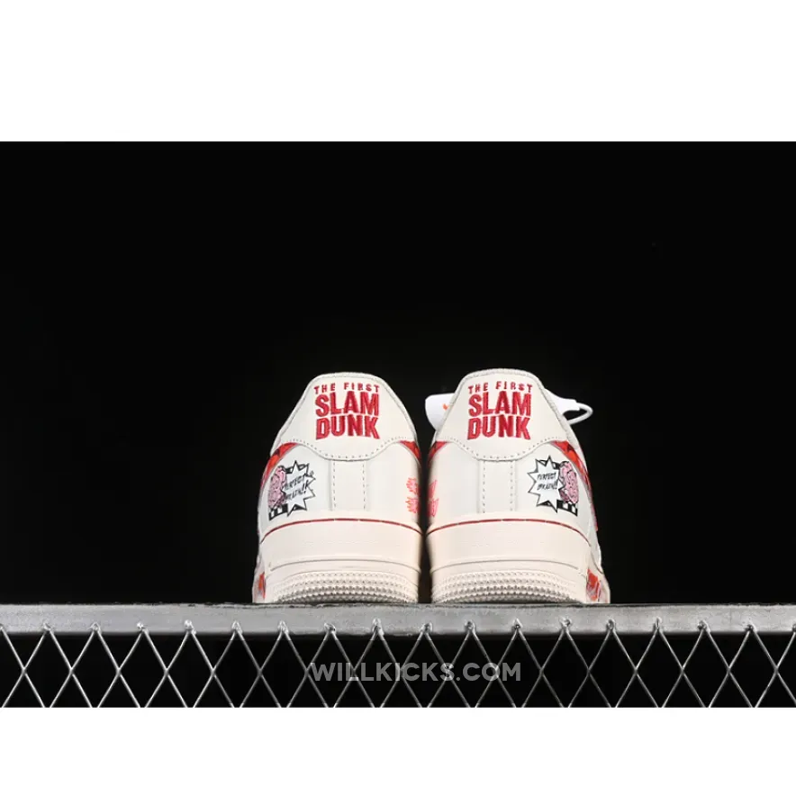 AIR FORCE 1 07 LOW LOVE BRAIN WHITE/RED AIR FORCE 1 07 LOW LOVE BRAIN WHITE/RED